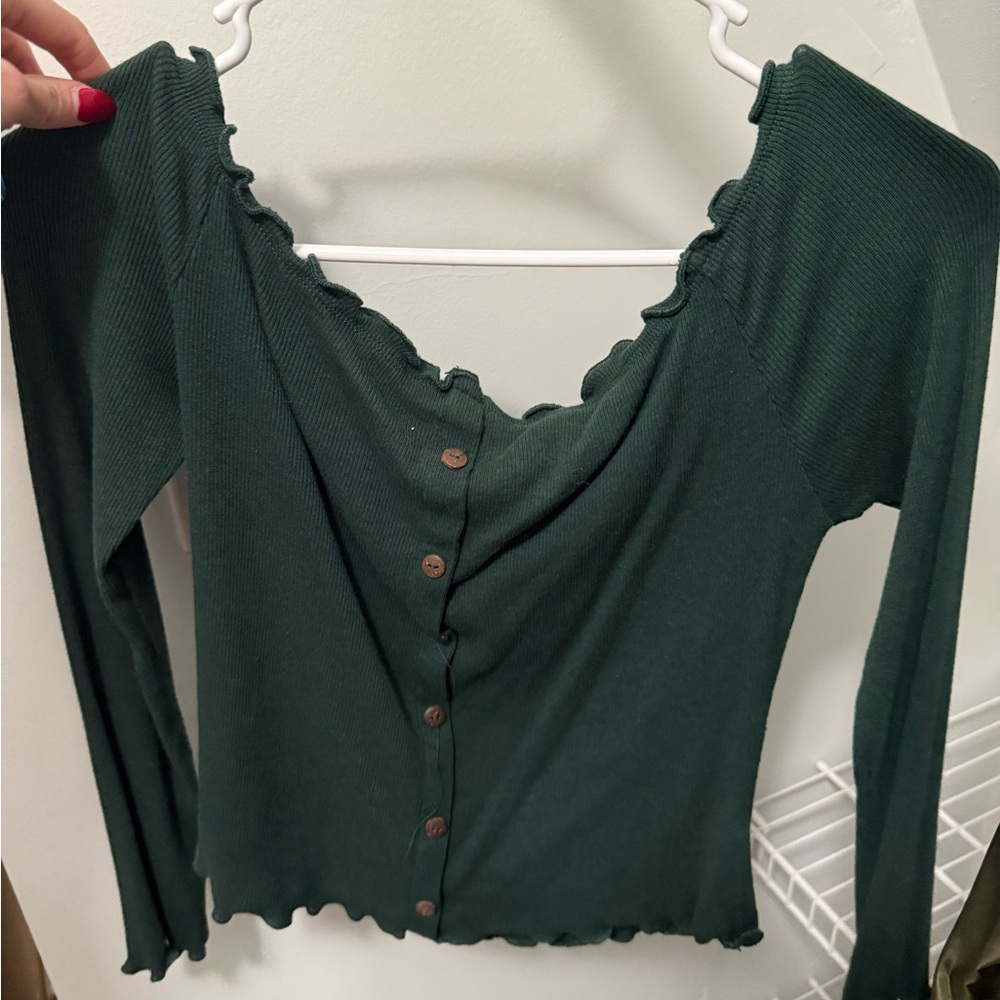 Women’s Dark Green Sweatshirt